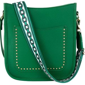 New!! Montana West Crossbody Feed Bag with Guitar Strap in Kelly Green